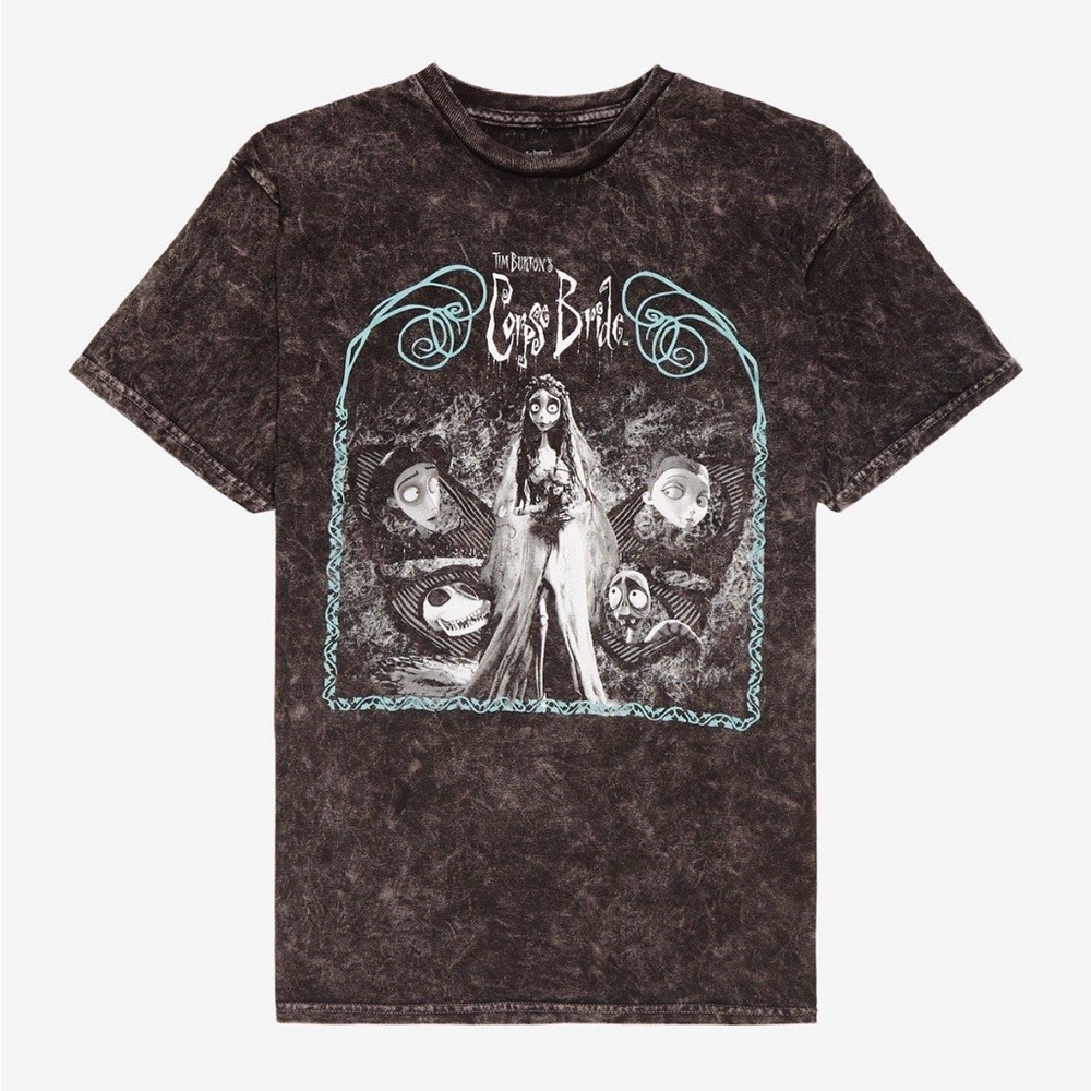 Hot Topic Black Corpse Bride Tee